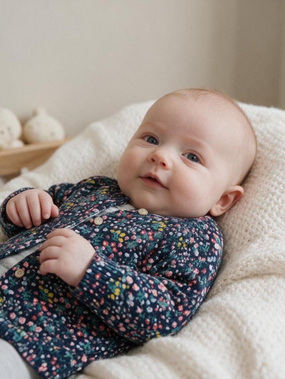 Joe Fresh Floral Button Cardigan size 3-6 Months